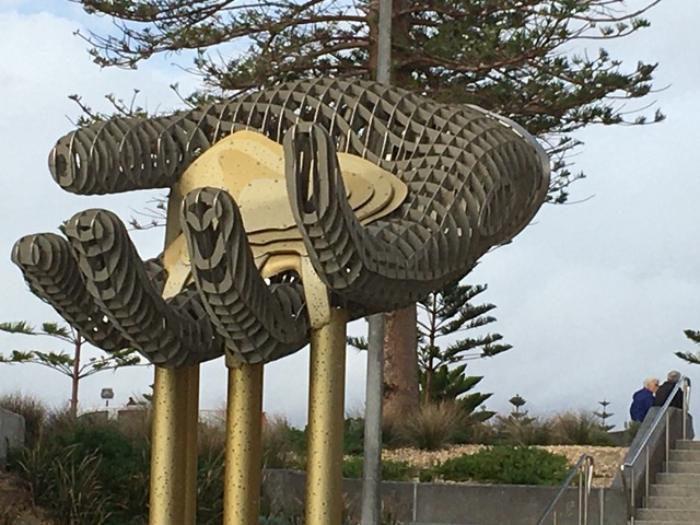 Scarborough Hand Australian Aboriginal Cultural Public Art in Perth, Western Australia